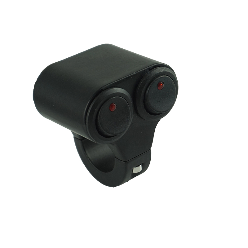 Aluminum Alloy 22mm 24mm Motorcycle Switches Handlebar Mount Switch Headlight Hazard Brake Fog Light ON OFF With Indicator Light