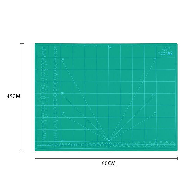 JTSIP Double Sided Cutting Mat A2 A3 A4 Durable Self-healing Handmade Cutting Tool Large Desktop Cutting Pad White Core Cut Mat
