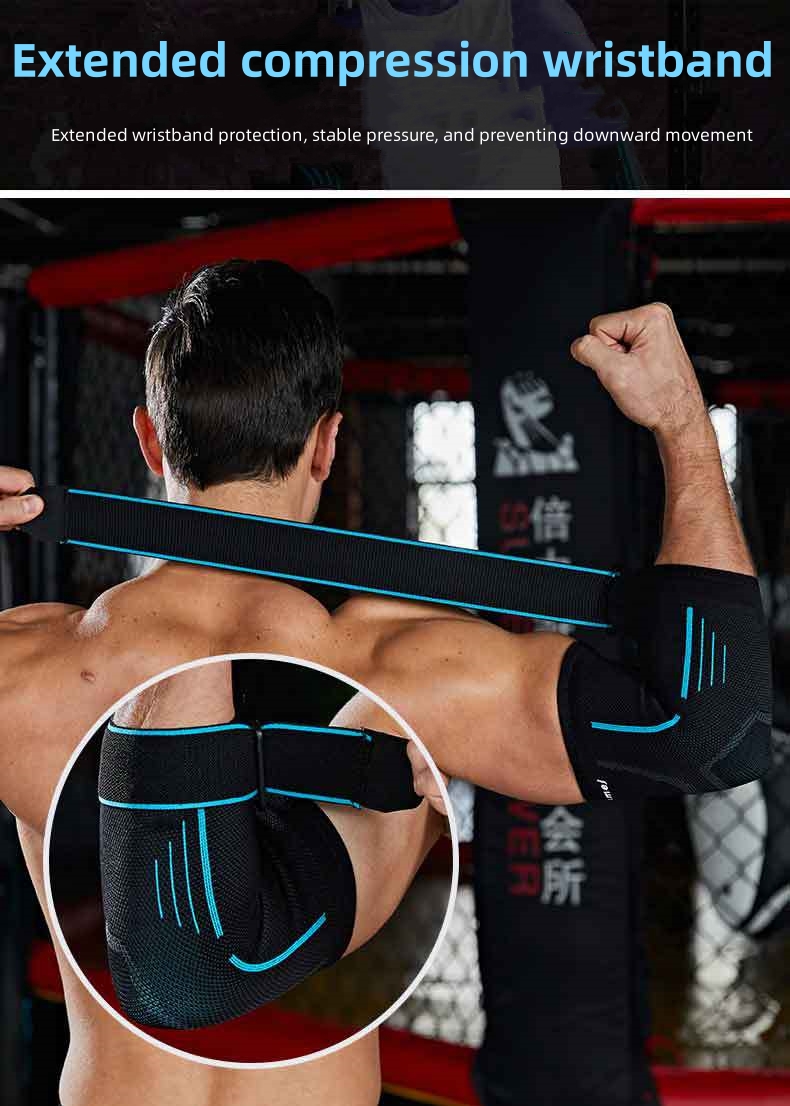 1Stck Fitness Bandage Ellenbogen Pads befestigen Kompression Unterstützung Hülse für Sehnenscheidenentzündung Tennis Ellenbogen Reduzieren Gelenk Schmerzen Unterstützung Schutz