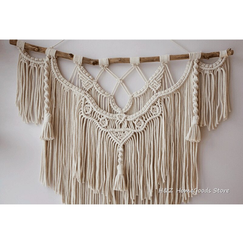 BIg Size Macrame Tapestry Wall Hanging Bohemian Handicrafts Woven Modern Boho Living Room Bedroom Wall Decoration 75*100cm