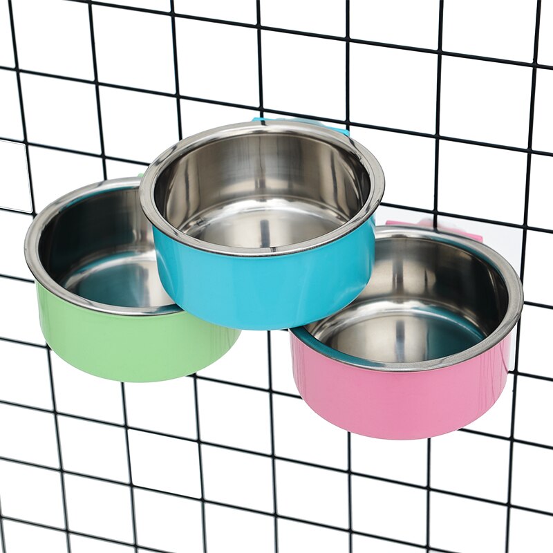Gamelle pour chat hoopet suspendue pour chien, cage pour chat, mangeoire pour chiot, chaton, gamelles pour nourriture et eau pour animaux de compagnie, mangeoires pour chiens, fournitures pour animaux de compagnie