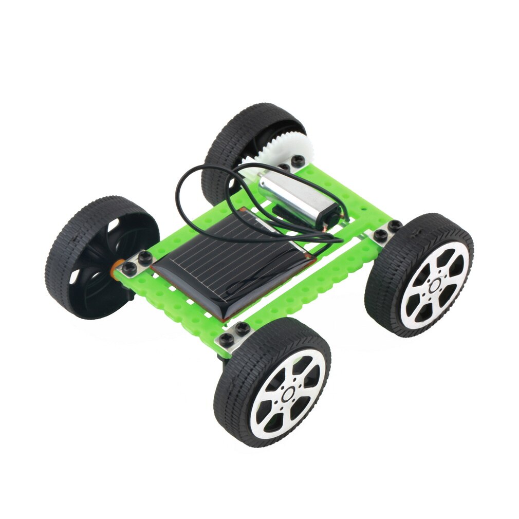 1 Set Mini Solar Powered Toy DIY Car Kit Children Educational Gadget Hobby Funny Kids Toys For Boys Girls Robot Kit Robot Car