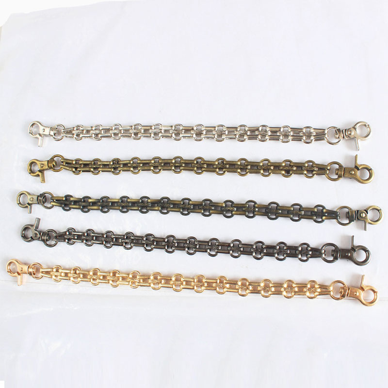 26CM Metal Purse Chain Strap Handle Shoulder Cross Body Bag Handbag Replacement DIY Bag Accessories Parts