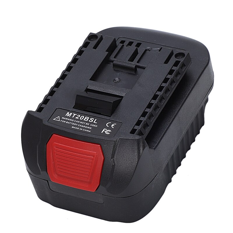 Mt20 bsl li-ion batteri omformer adapter til makita 18v bl1830 bl1860 bl1850 bl1840 bl1820 brukt til til 18v verktøy