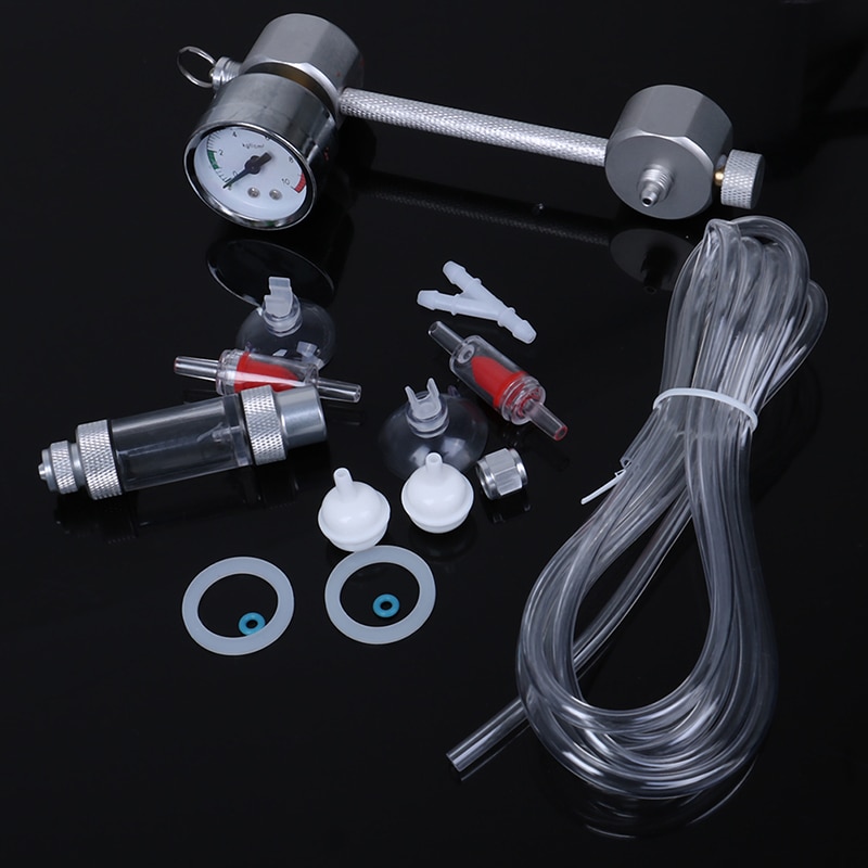 Image showcasing 1pc Aquarium DIY CO2 Generator System Kit Regulato... – Vicedeal