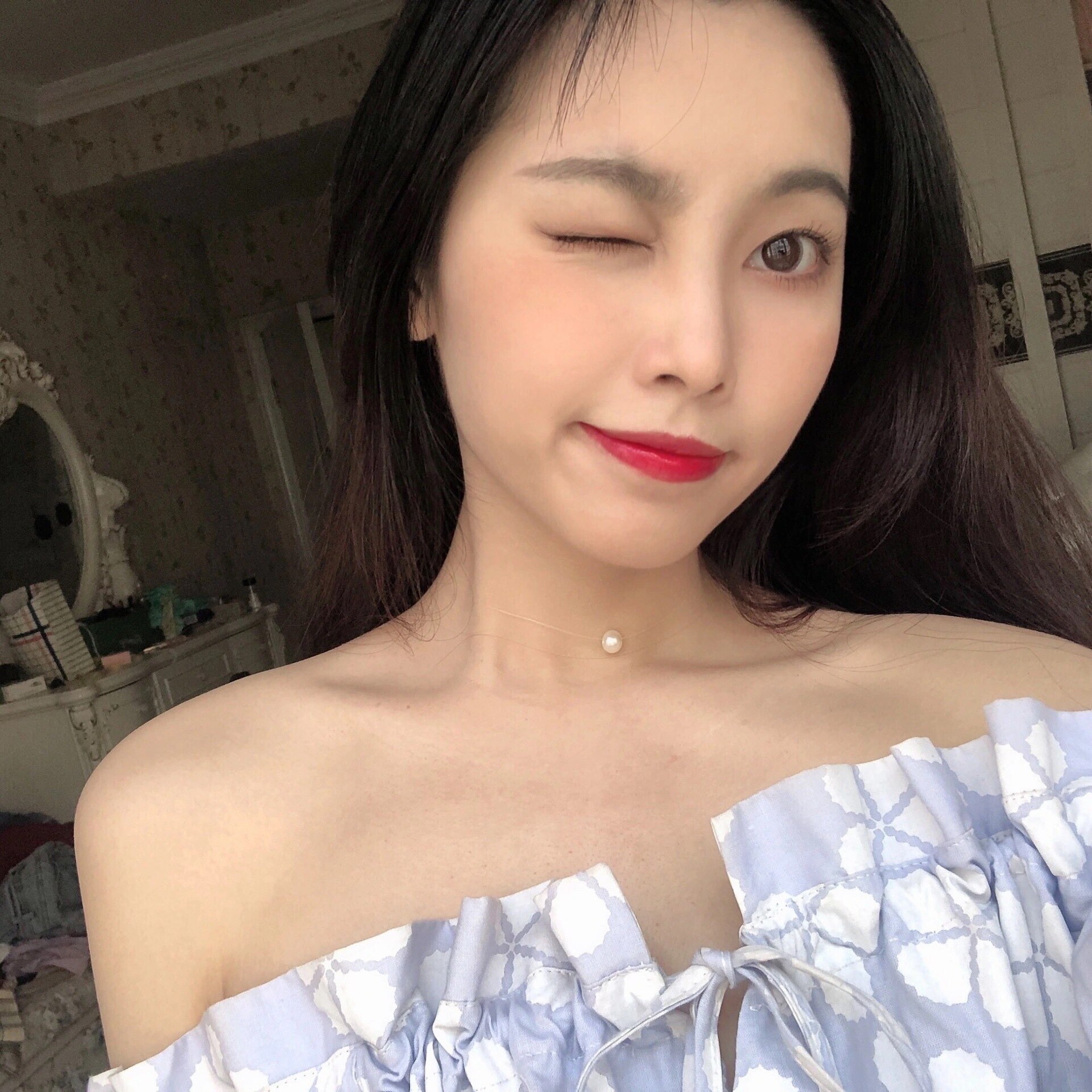 Coreano Invisível Transparente Linha De Pesca Chic 8 milímetros imitação de Pérolas Gargantilhas Colares Meninas Festa de Casamento Jóias presente Para As Mulheres