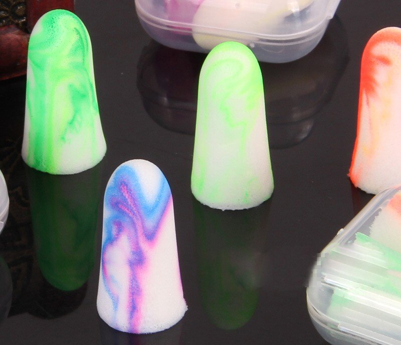 Ear Plugs ears Protector Reusable Hear Protection Noise Reduction Earplugs for travel study box packed