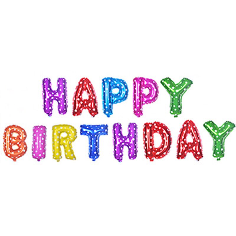 Happy Birthday Letter Baloons Decor Air Balls Globos Birthday Baby Shower Boy Girl Party Decorations Supplies Kids Toy: B mixed 01