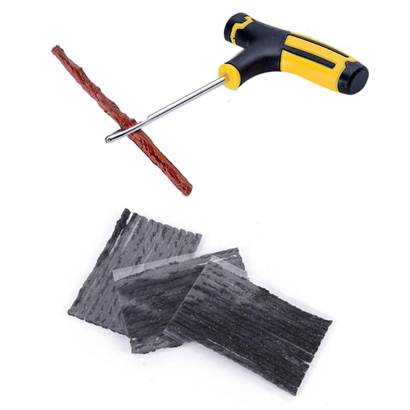 8Pcs Car Tire Repair Tools Kit For Tubeless Emergency Truck &amp; 20Pcs Auto Car Truck Tubeless Tire Tyre Puncture Repair