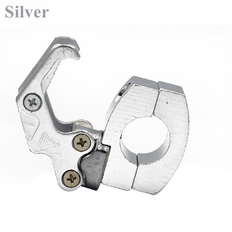Motorcycle Modification Eagle Mouth Luggage Rack Aluminum Alloy Motorcycle Helmet Holder Hook Clothes Hanger Luggage Hook 22mm: 1 Pcs Silver