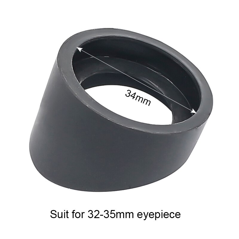 Twee Stukken Rubber Eye Cups Eye Guards Caps Voor 32-35 Mm Microscoop Oculair Telescoop Binnendiameter 34 Mm accessoires Een Paar