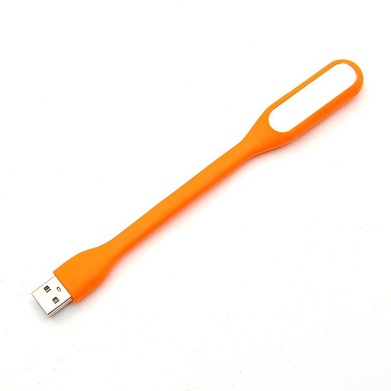 Mini Tragbare USB LED lava Lampe 5V 1,2 W Super Helle Buch nachtlicht Lesen Lampe Für Power Bank PC Laptop Notebook luminaria: Orange