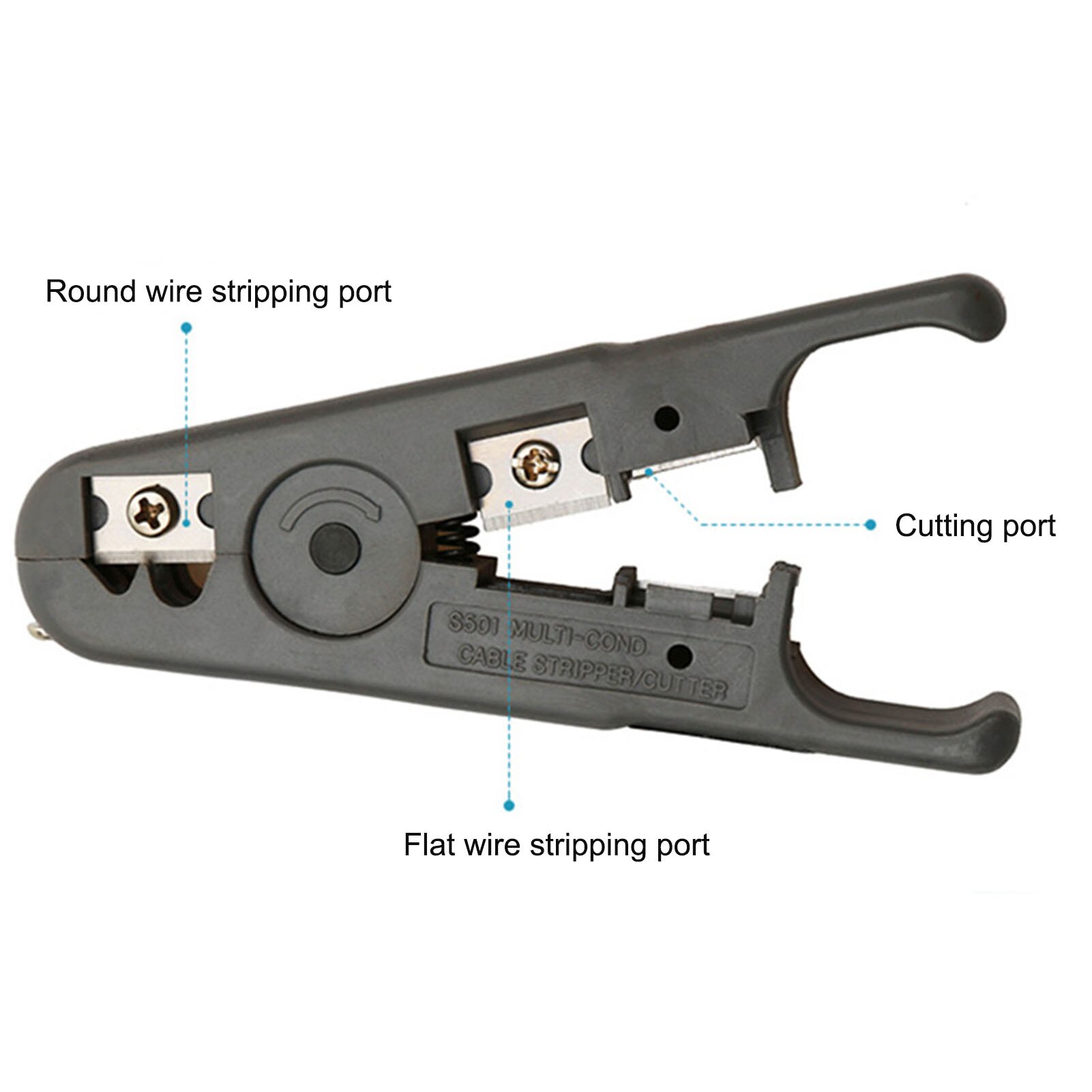 Wire Stripper Multifunctional Adjustable Cable Cutter Tool Suitable For UTP/STP And Other Network Cables