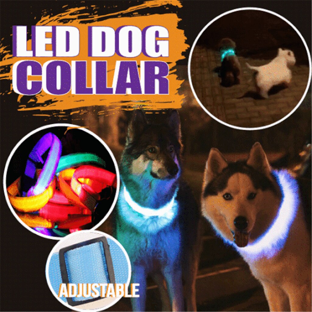 Collar Led para mascotas, de estilo camuflaje, con luz brillante, hebilla de patrones, Collar de seguridad ajustable, productos para mascotas LED # p2