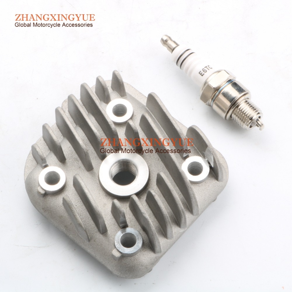 40mm-47mm 1PE40QMB ZYLINDERKOPF & E6TC zündkerzen für Yamaha Joggen-SERIE 50 92-91 4SC Joggen 50 R AC 02-13 Neos 50 97-13 5AD Einfach 2 T