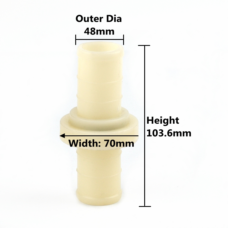 Tubo da giardino per irrigazione attacco rapido, connettore rapido per tubo flessibile in plastica, giunto a scatto per tubo in ABS, diametro esterno da 25mm a 75mm,1 pz: Rosso