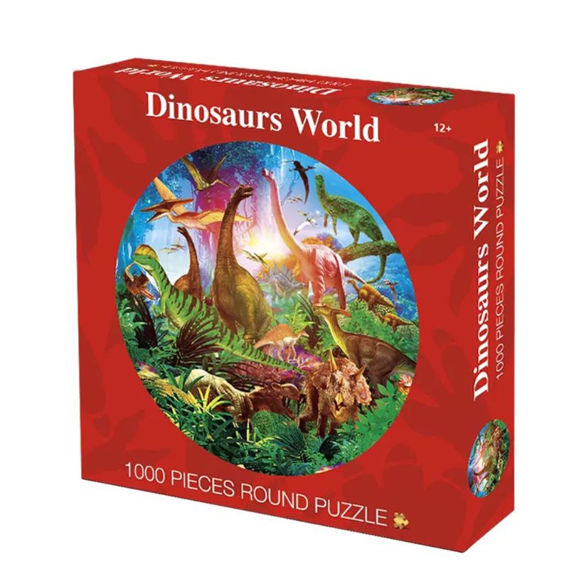 1000 Pcs/Pack Puzzles for Adults Round Jigsaw for Home Decoration: A