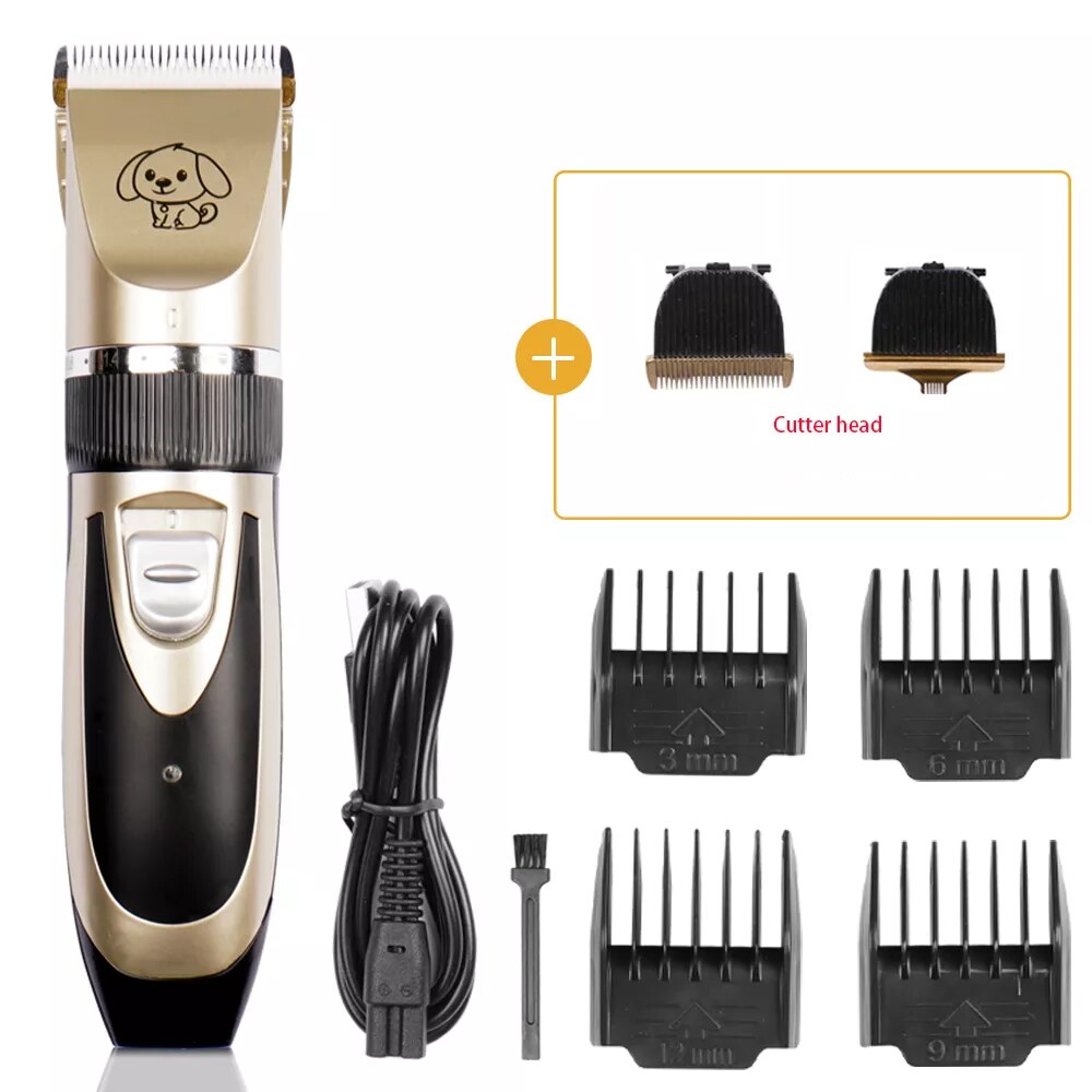 Rodanny Huisdier Tondeuse Grooming Set Kapsel Trimmer Scheerapparaat Usb Oplaadbare Low-Noise Dog Clippers Professionele: Standard 4