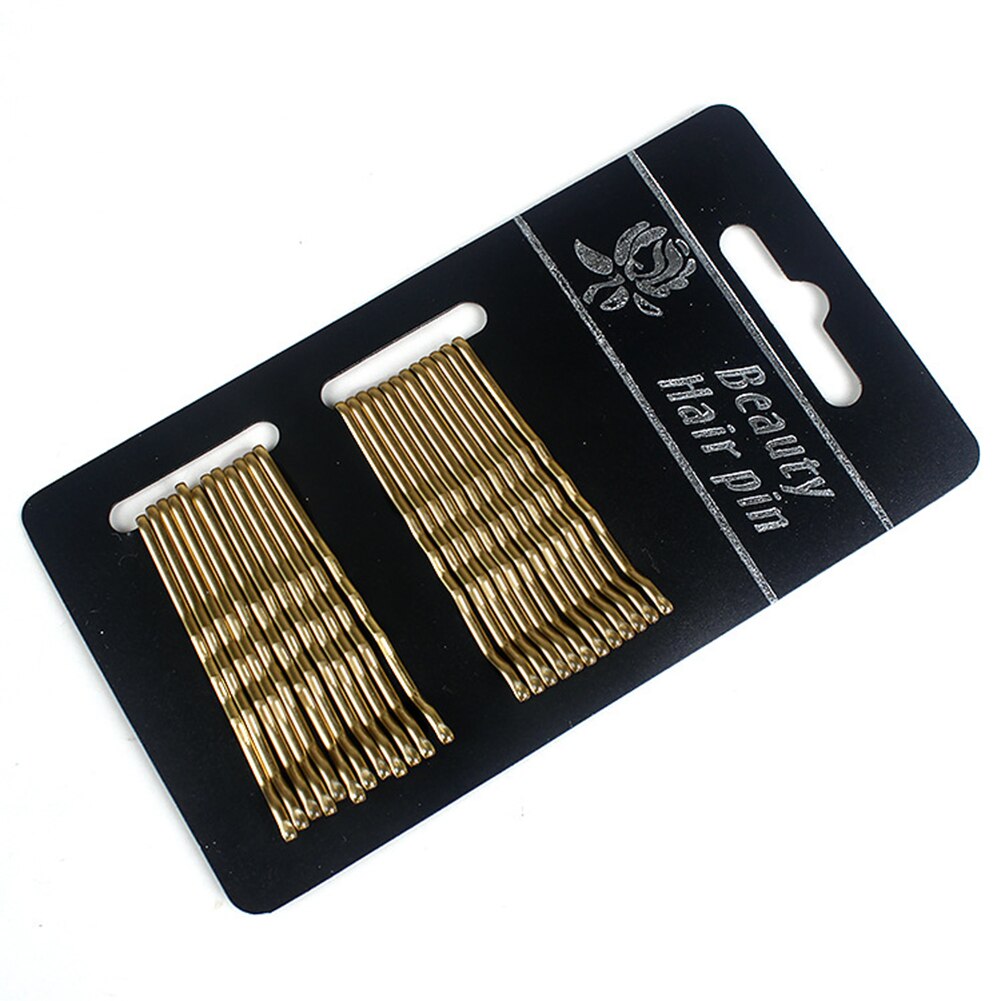 Pince à cheveux Invisible Wave pour femmes | 24 pièces/ensemble épingles à cheveux noires, Barrette pour cheveux, accessoires