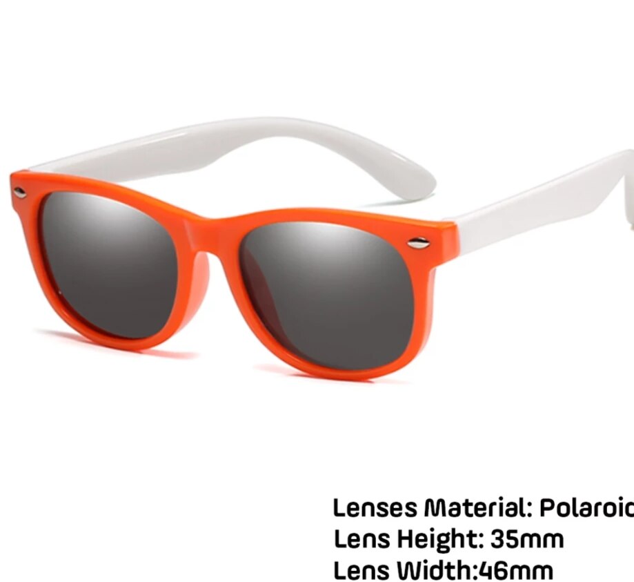Kids Gepolariseerde Zonnebril TR90 Jongens Meisjes Zonnebril Siliconen Veiligheidsbril Cadeau Voor Kinderen Baby UV400 Eyewear