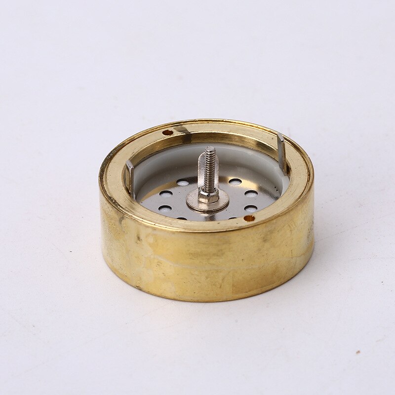 Aluminum Alloy Condenser Microphone Cartridge Capsule Replacements Large Diaphragm Microph Electric Instrument Parts Golden