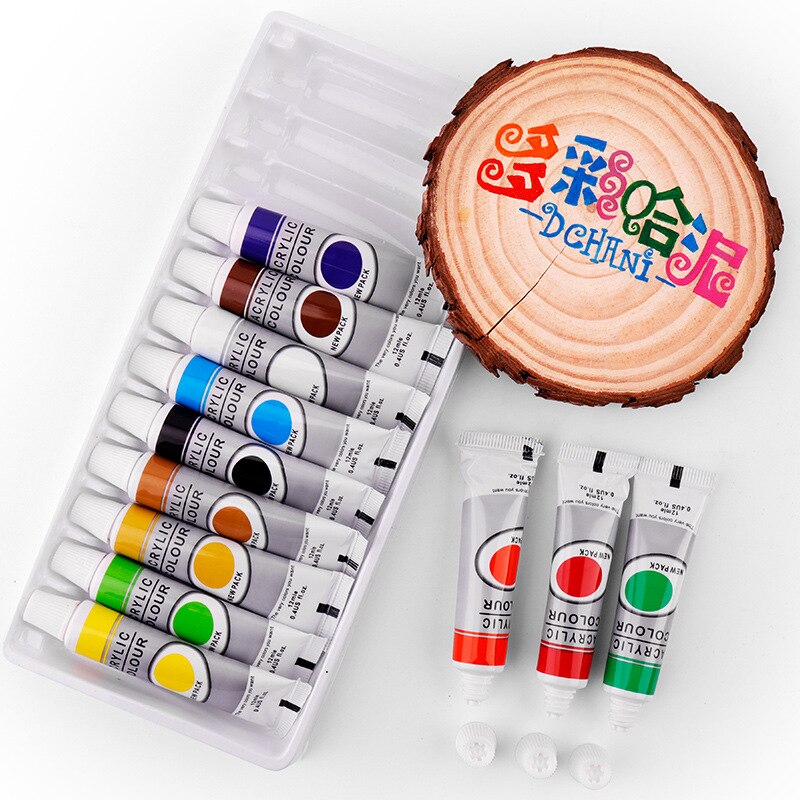 Acryl Verf Model Geschilderd Epoxy Goudvis Schilderij Studenten Schilderen Kleur Materiaal 12ml12 Kleur Diy Handgeschilderde Muurschildering