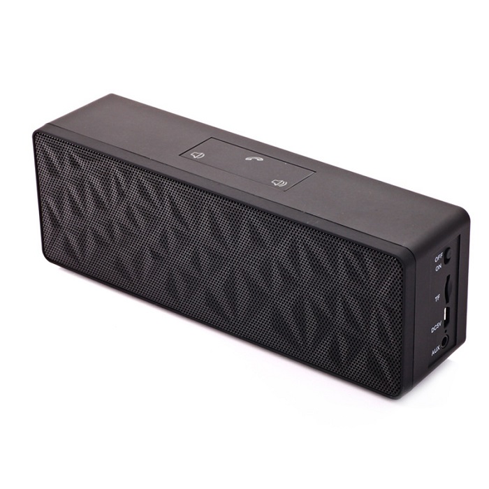 Draadloze Mini Bluetooth Speaker Draagbare Touch Control Subwoofer Versterker Bluetooth Geluidskaart USB Soundbar Waterdichte Luidspreker: black