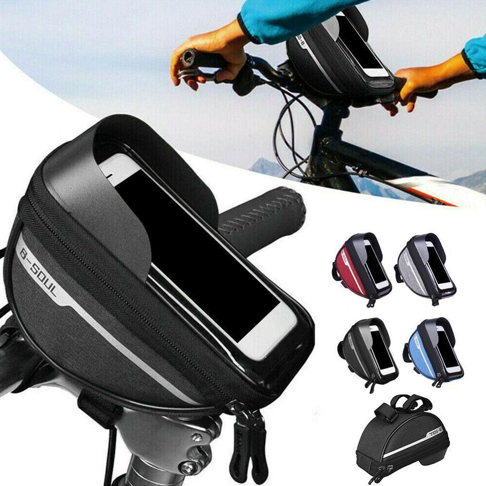 Bolsa para manillar de bicicleta, bolsa para teléfono móvil, Hengbao, accesorios para bicicleta de montaña o de carretera