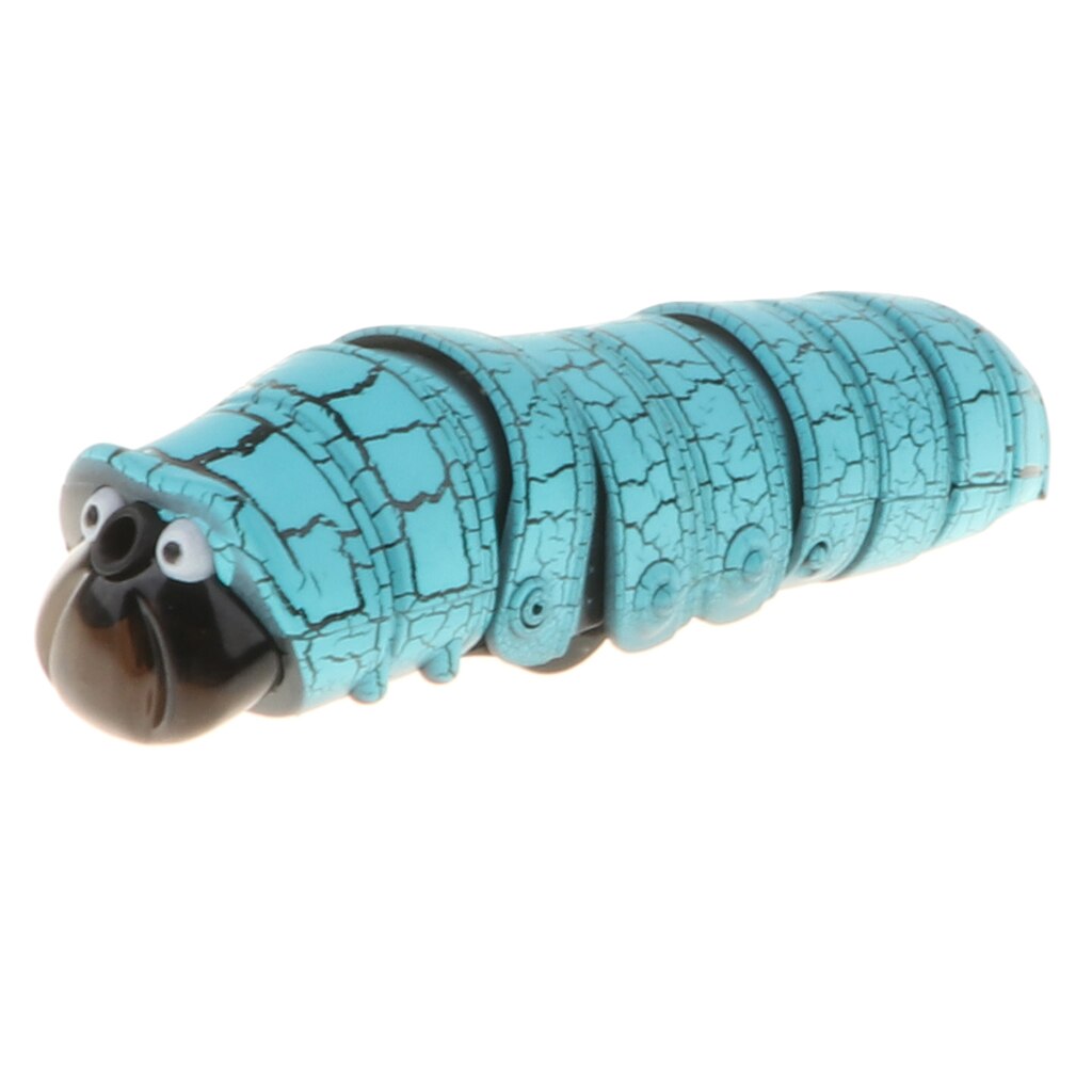4 Inch Realistic Remote Control Caterpillar Infrared Induction Bug Toy Party Prank Tricks Xmas