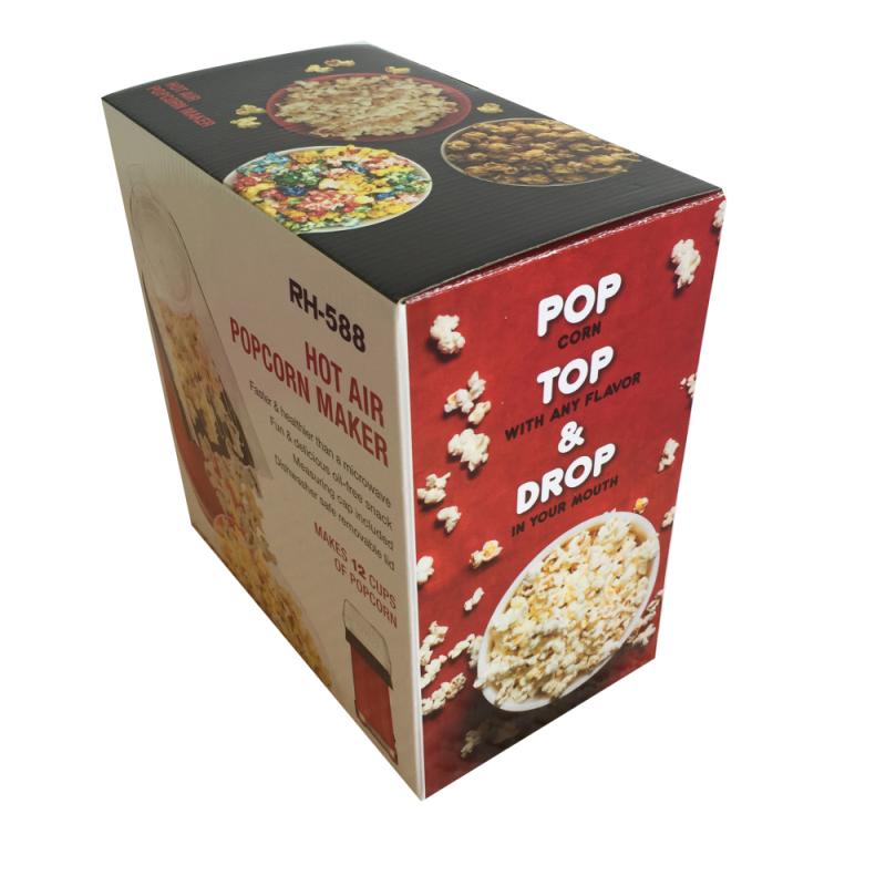 Automatic Popcorn Machine Electric Household American Standard 110V European Standard Plug 220V Mini Air Corn Popcorn Machin