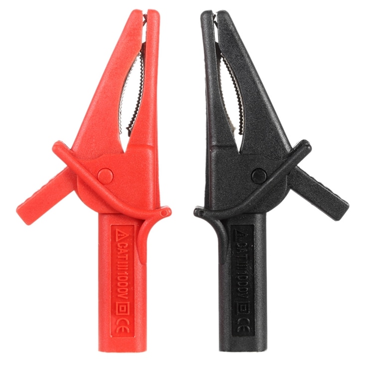 Hantek HT18A Krokodilklemme 2 stücke Große Delfin Elektrische Gator Clip Für Digitale USB Oszilloskop Automobil Werkzeuge Zubehör