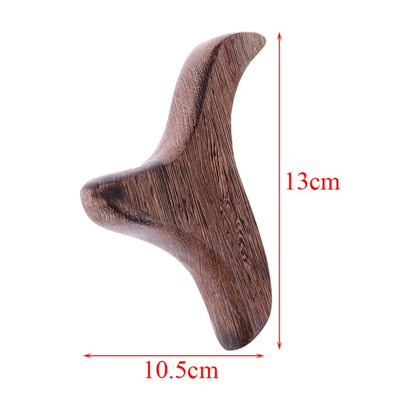 1pcs Body Neck Relax Blood Circulation Wooden Massager Triangle Trigeminal Fragrant Wood Reflexology GuaSha Tool SPA Therapy