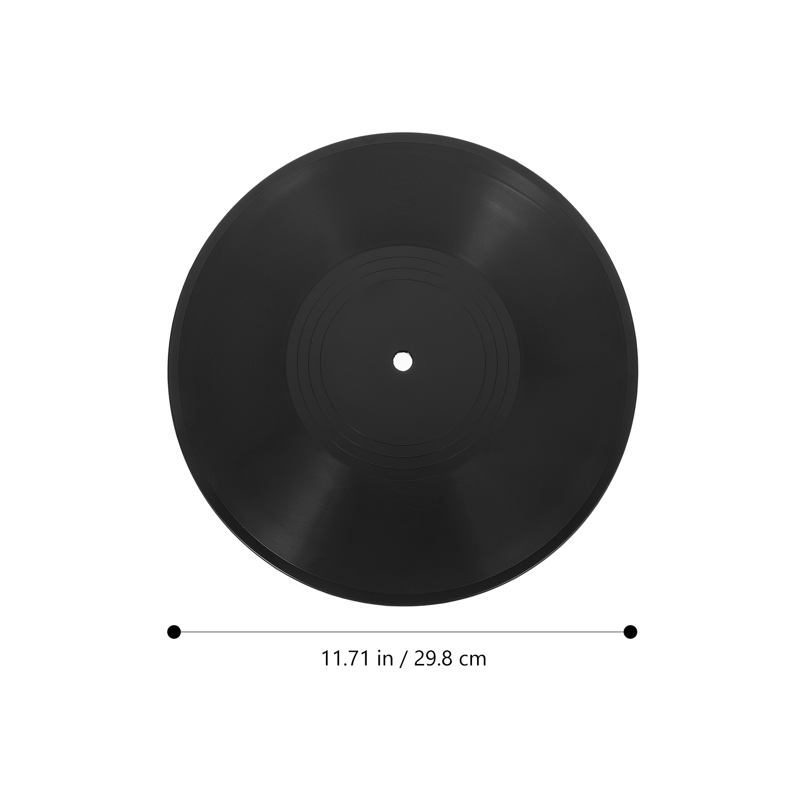 Retro Vinyl Decorationation Vinyl Record Wall Ornament Vinyl Record Wall Hanging Ornament For Bar Wall Home: black