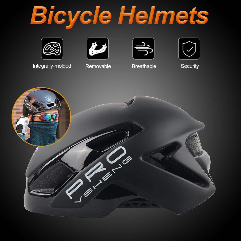 Bicycle Riding Helmet Men And Women Mountain Bike Equipment Integrated Molding Broken Wind Road Bicycle Helmet: Default Title