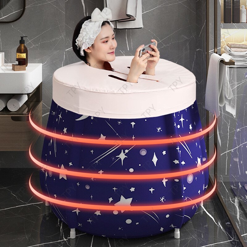 2 Size Bad Volwassen Vouwen Verwarming Bidet Bad Vouwen Bad Bad Vat Inweken Bad Grote Capaciteit Voor Baby Kind Volwassen