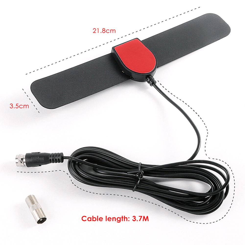 50 Mijl Indoor Digitale Tv Antenne 1080P Hdtv Vhf Uhf Signaal Ontvanger Versterker Opslag Temperatuur-45-85 celsius