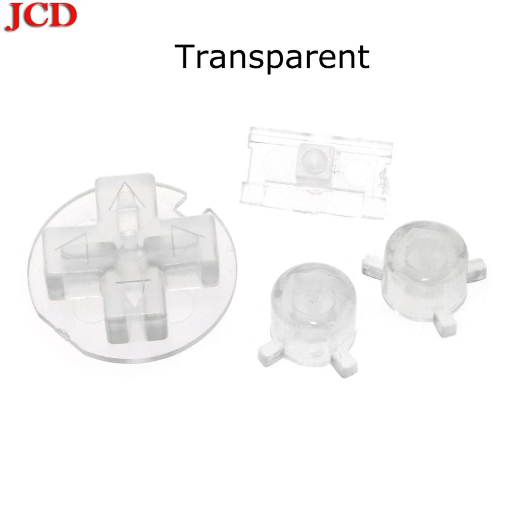 JCD Multi Transparent color option A B Buttons Keypads for Gameboy Pocket On Off Power Buttons for GBP D Pads Power Buttons