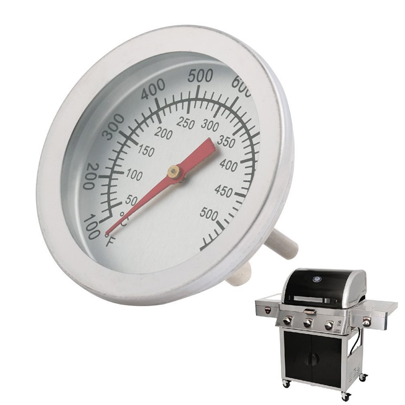 Grilli lämpömittari 50-500 celsius ruostumatonta terästä grilli bbq tupakoitsija grilli lämpömittari lämpömittari työkalu