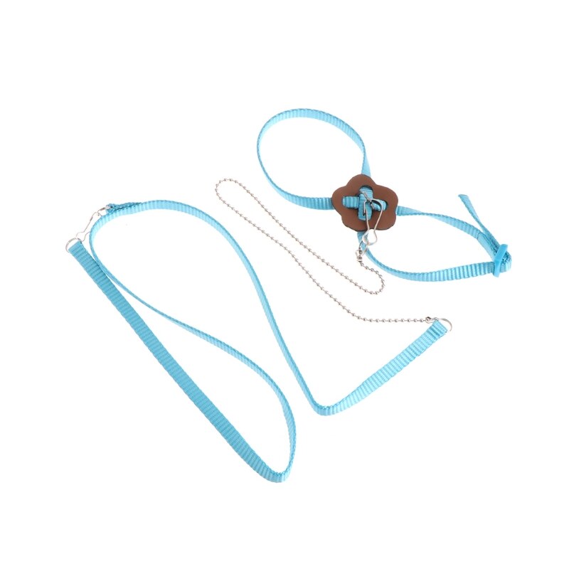 Papegaai vogelriem buiten verstelbaar harnas trainingstouw anti-bijtband