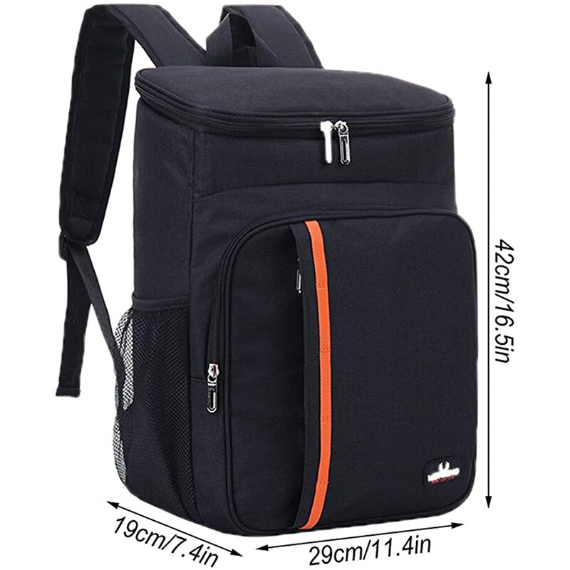 Zaino termico da 18 litri per uomo zaino termico per pranzo termico per alimenti borsa termica per Picnic borsa termica per bevande a grande capacità