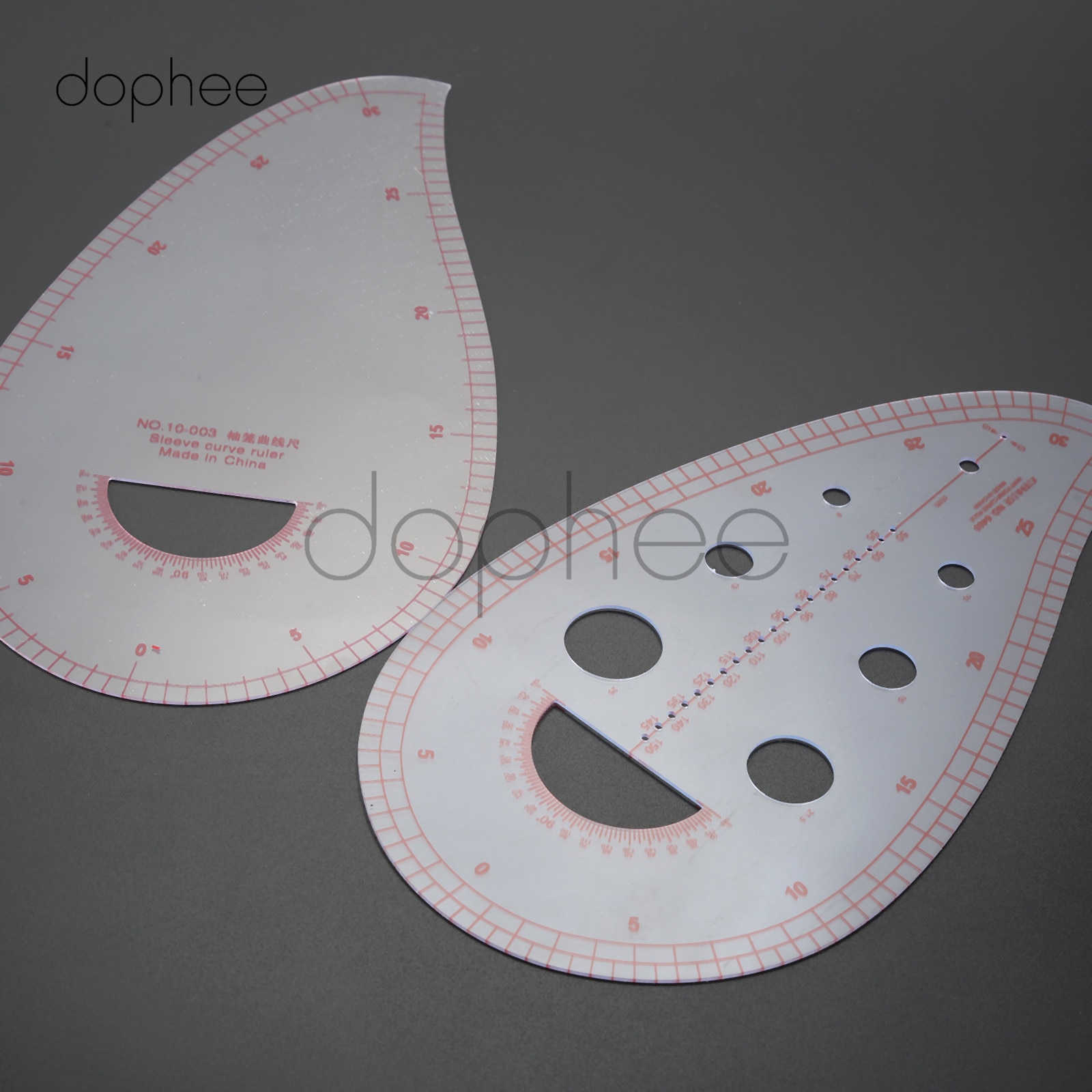 Dophee 1 stks Multi-stijl Naaien Patchwork Heerser Franse Curve Metrische Liniaal Voor DIY Kleermaker Naaien Dressmaking