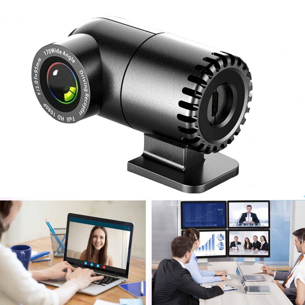 Bluelans 1080P Webcam wielofunkcyjny szeroko kompatybilny ABS USB kamera internetowa HD robić komputera