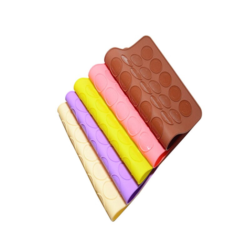 1pc 30 kavitet silikon bakverk tårta macaron makron ugn bakform mögel ark matta slumpmässiga klor