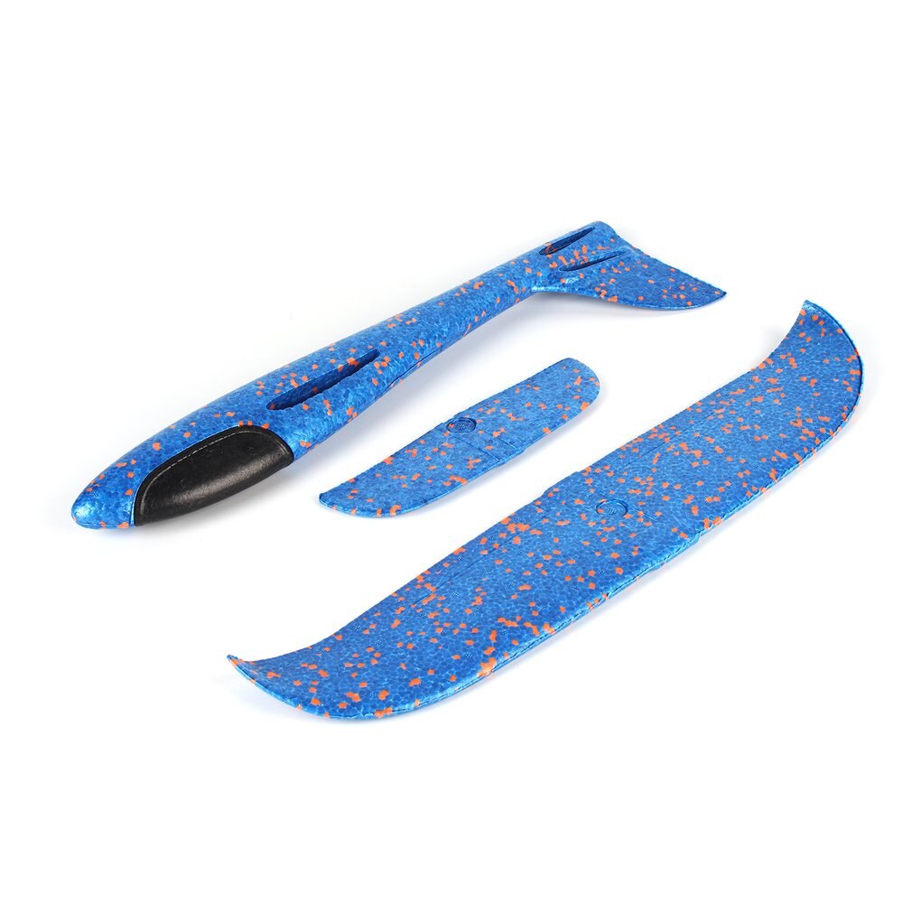 Gooien Vliegtuig Schuim Zweefvliegtuig Model Inertie Vliegtuigen Speelgoed Hand Launch Mini Vliegtuig Outdoor Speelgoed Voor Kinderen: Blauw