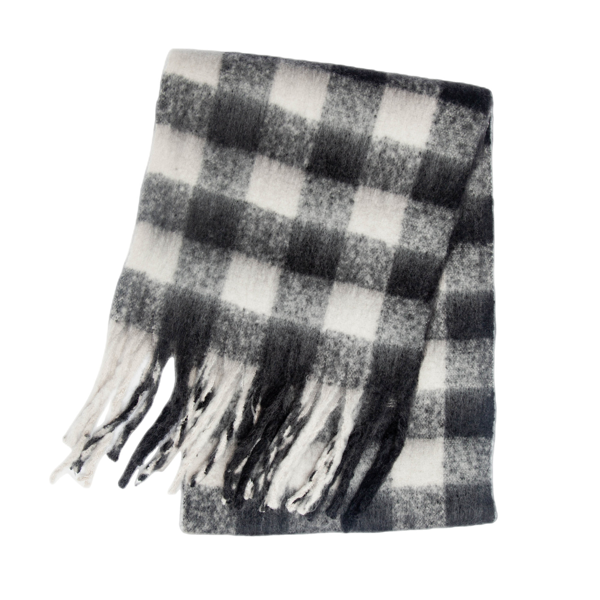 Winter dikke warme sjaal dames kasjmier sjaal en omslagdoeken pashmina halsdoek bufanda dames regenboog harige tessel echarpe