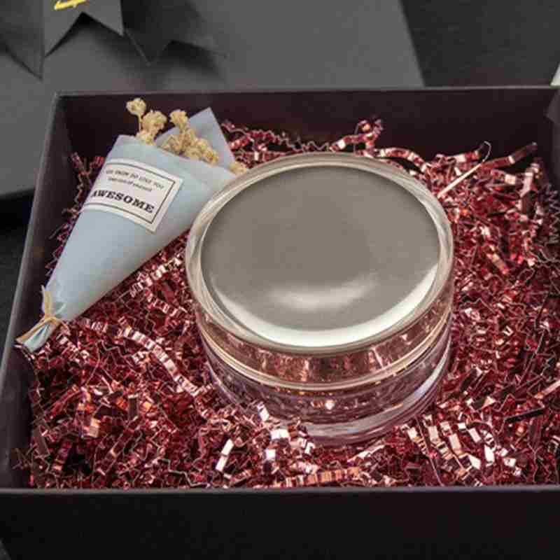 Papier raphia râpé de 100g, feuille brillante, confettis de fête de mariage, fournitures de décoration, remplissage DIY, anniversaire Bo T7U7
