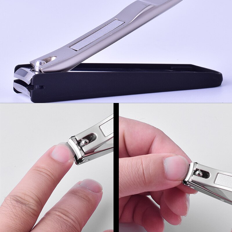 Stainless Steel Nail Clipper Cuticle Scissors Big Size Nail Cutter Manicure Trimmer Nail Art Tool
