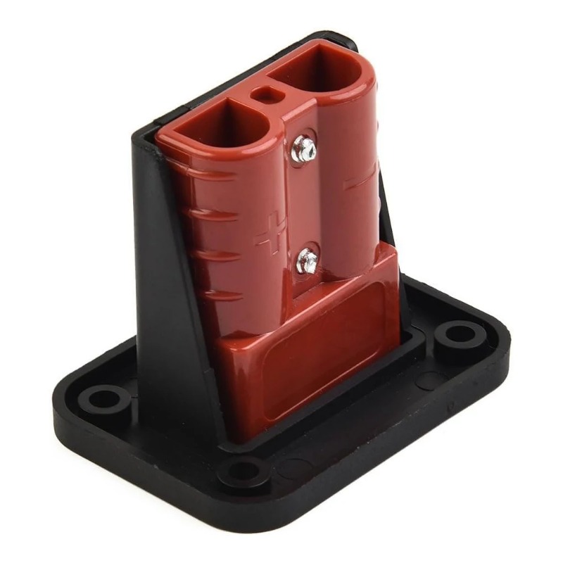 1 pçs 50a conectores de cabo plug para anderson plug conector suporte montagem embutida capa do painel para caravana campista barco caminhão