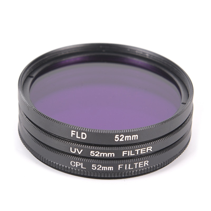 3 teile/satz 49/52/55/58/62/67/72/77MM CPL + FLD + UV Objektiv Filter einstellen mit Tragen tasche für Kanone Nikon Sony Pentax Kamera Objektiv