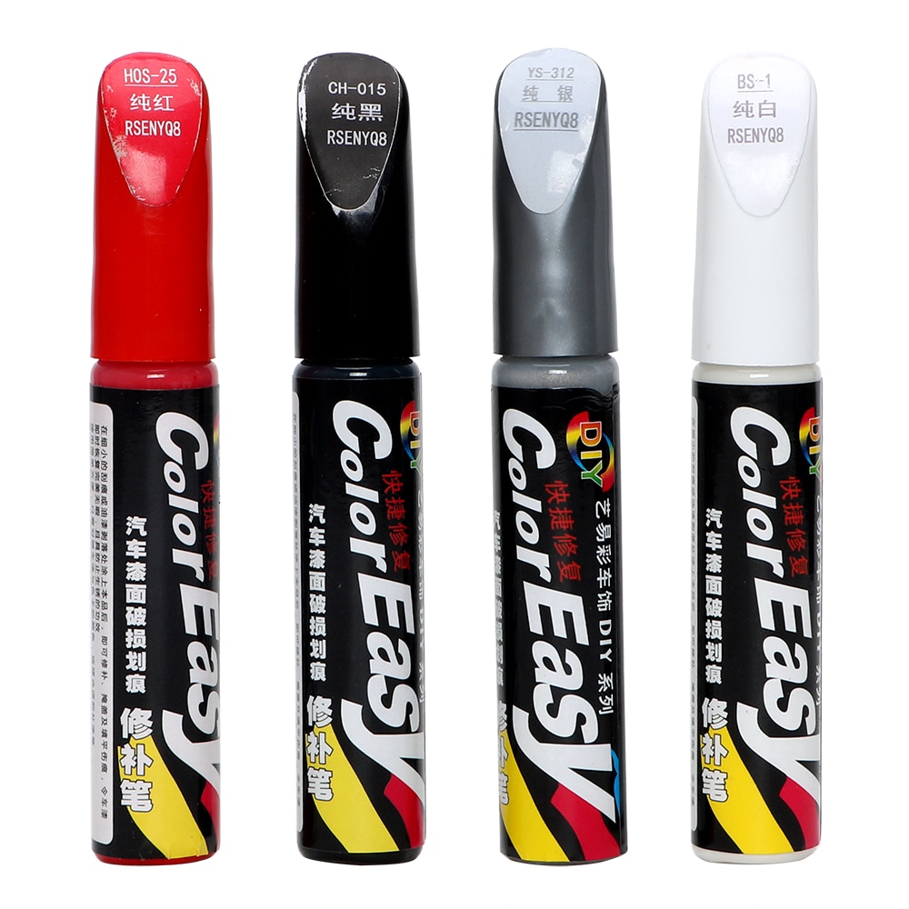 Lápiz de pintura LEEPEE Fix it Pro para el cuidado del coche Reparación de rayaduras de coche cuidado de la pintura 4 colores estilo de coche